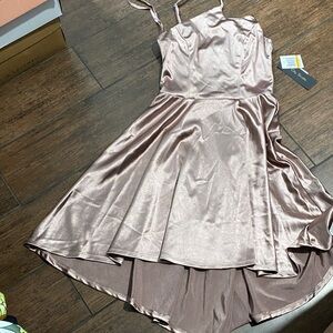 City Studio Elegant Satin Gown